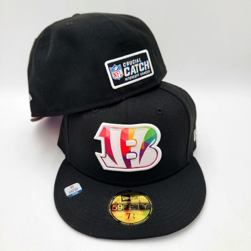 New Era Cincinnati Bengals 2023 NFL Crucial Catch 59Fifty Fitted Hat 7 3/8